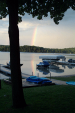 Looking west from Deer Point